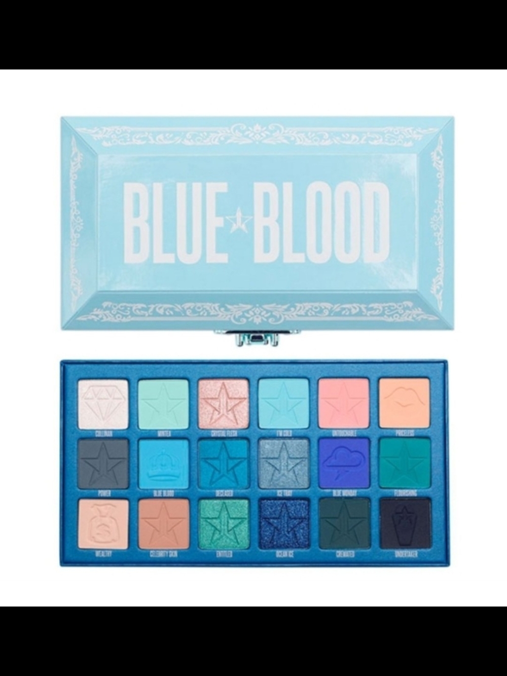 Jeffree Star Blue Blood Eyeshadow Palette - Blue Tones